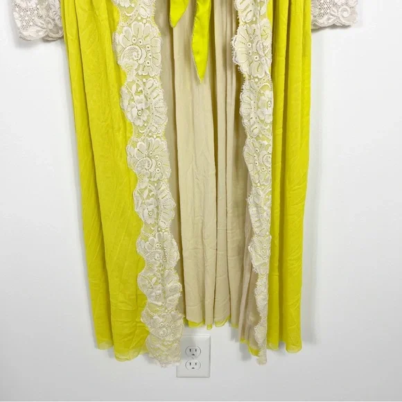HAH Hot As Hell Lime Dust Her Long Sleeve Boho Duster Robe - Picture 6 of 13